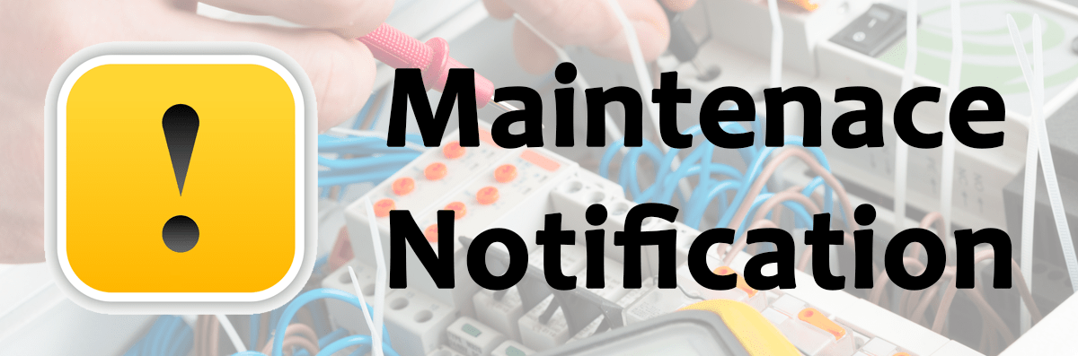 Consolidated Maintenance Notification