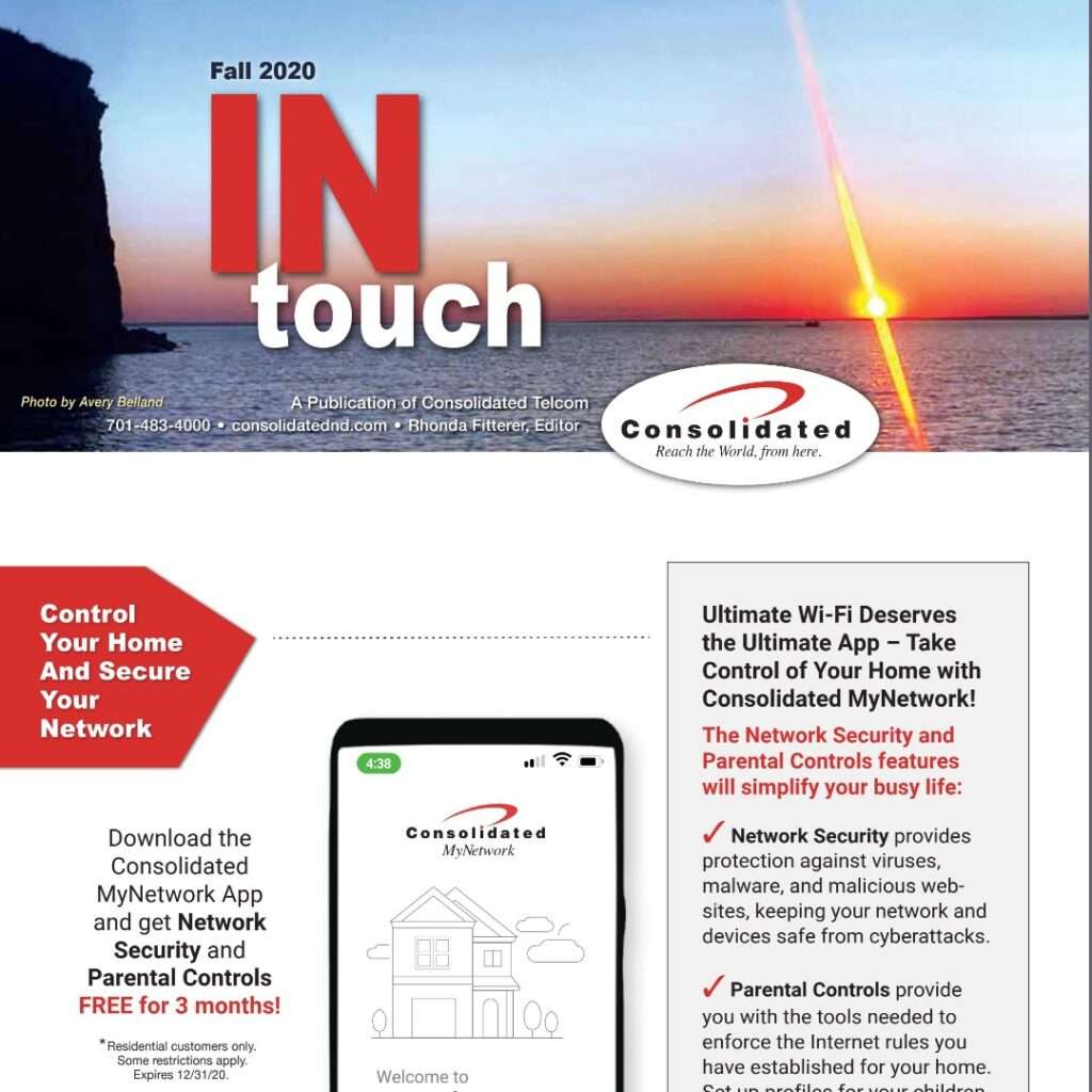 Consolidated "In Touch" Newsletter Fall 2020