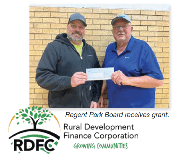 Grant Awarded Regent ND Park Board North Dakota